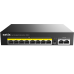 8POE+2RJ45 100M Standard POE Switch